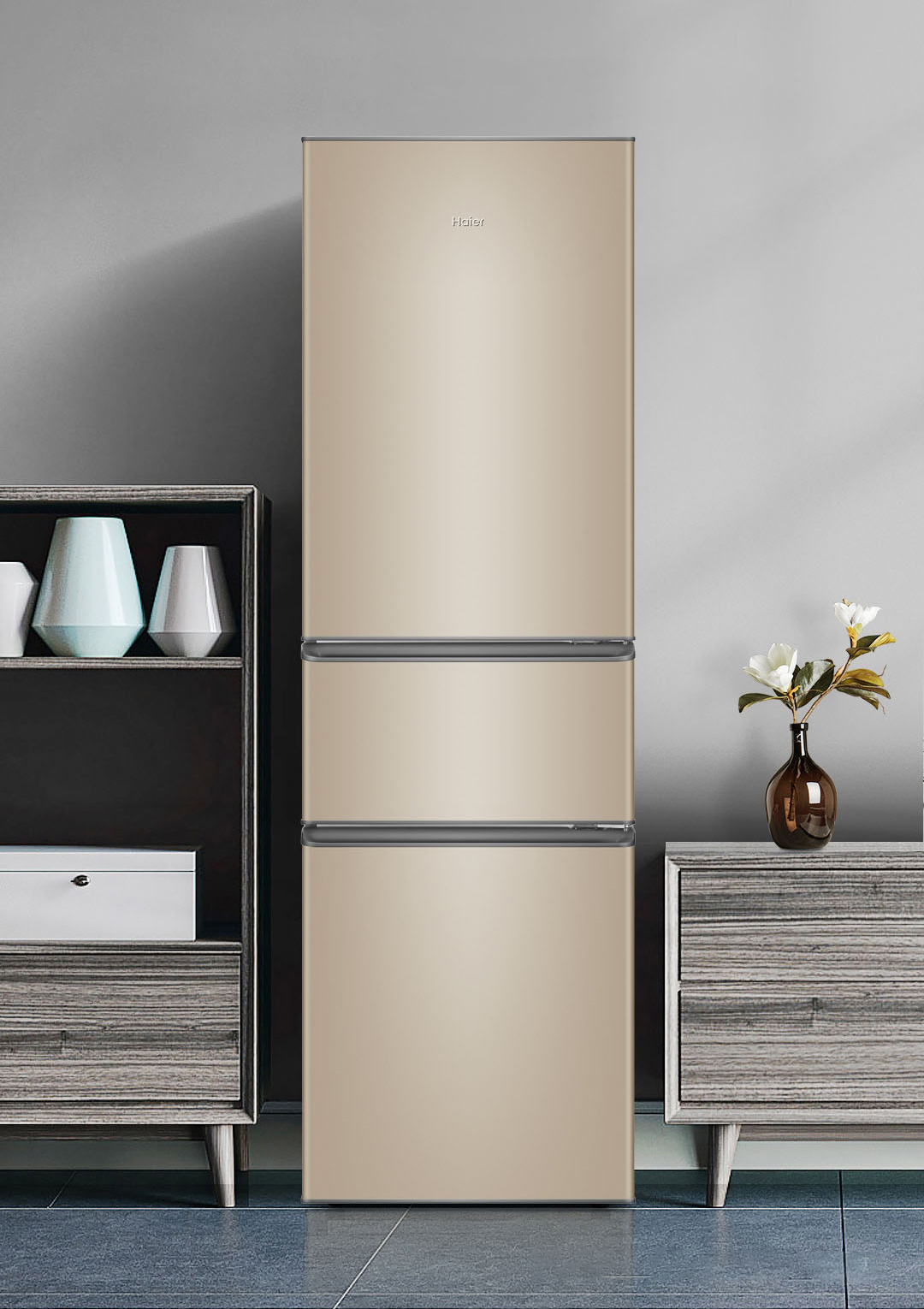 【海尔(haier)冰箱bcd-216stpt】 海尔(haier) bcd-216stpt 216升三门