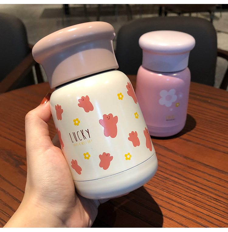 三维工匠保温杯fb-302 三维工匠小巧迷你保温水杯仙女简约清新文艺