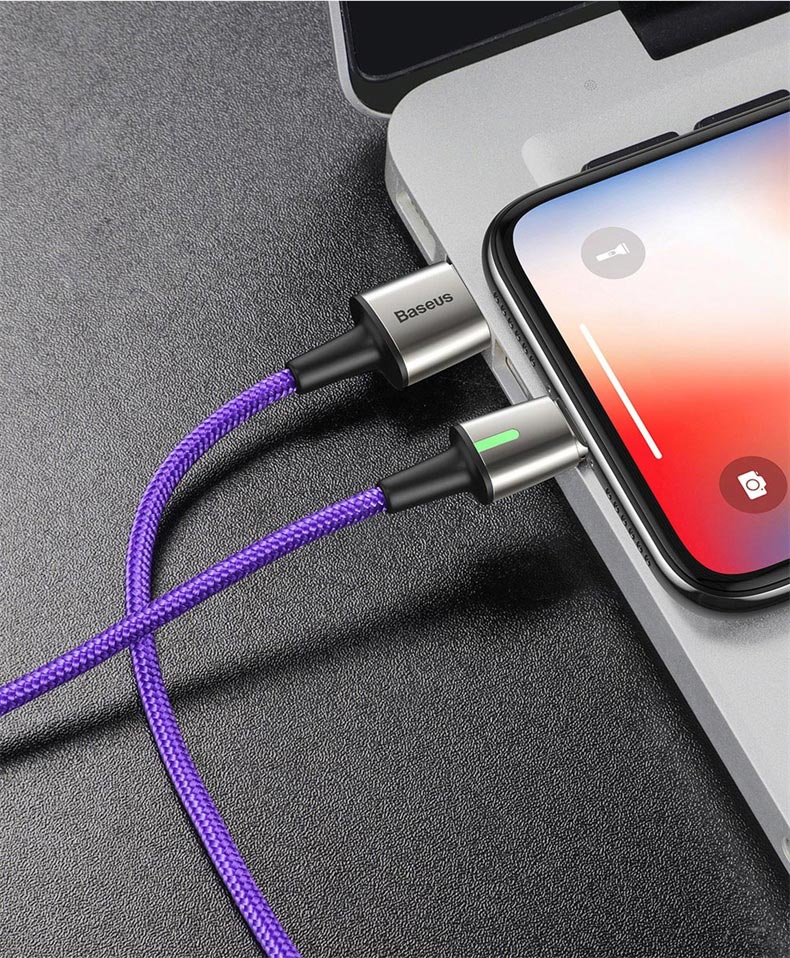 倍思磁吸数据线苹果充电线安卓手机强磁充电器网红磁吸闪充快充超级快