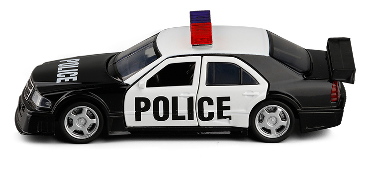 jk132美国版本警车合金车模逼真警笛金属仿真汽车模型玩具车