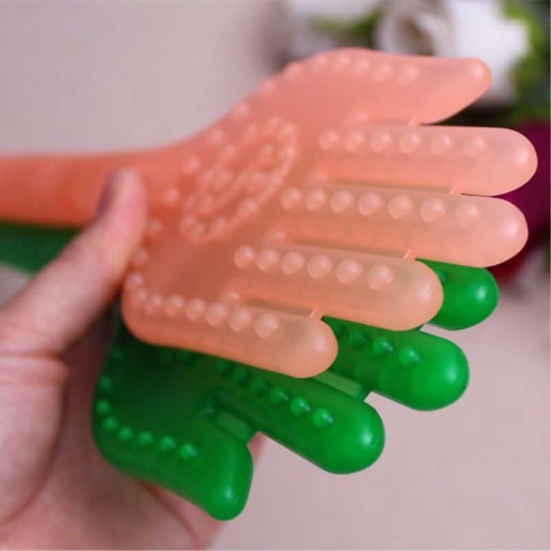 拍打板健身保健手掌拍痧板养生经络拍拍打棒硅胶拍痧掌按摩捶背拍绿色