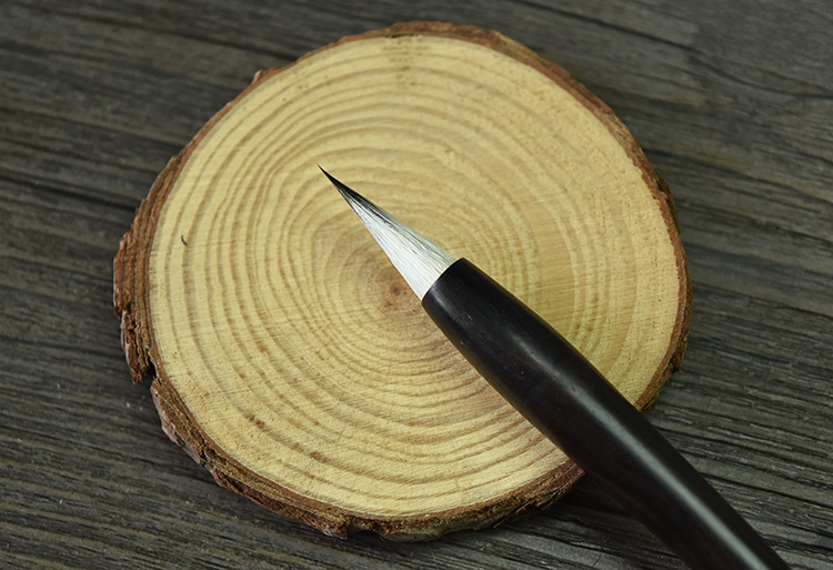 小号紫毫兔毛兼毫毛笔湖笔小楷书法入毛笔练习用