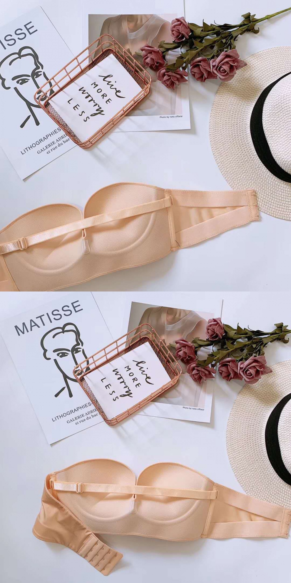 suntek升级版一片式胸贴聚拢无肩带文胸内衣防滑隐形抹胸裹胸大小胸