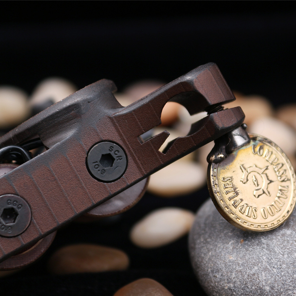 龙鹰纹身器材指南针纯铁机架传统线圈纹身机 打雾纹身机 终身保修