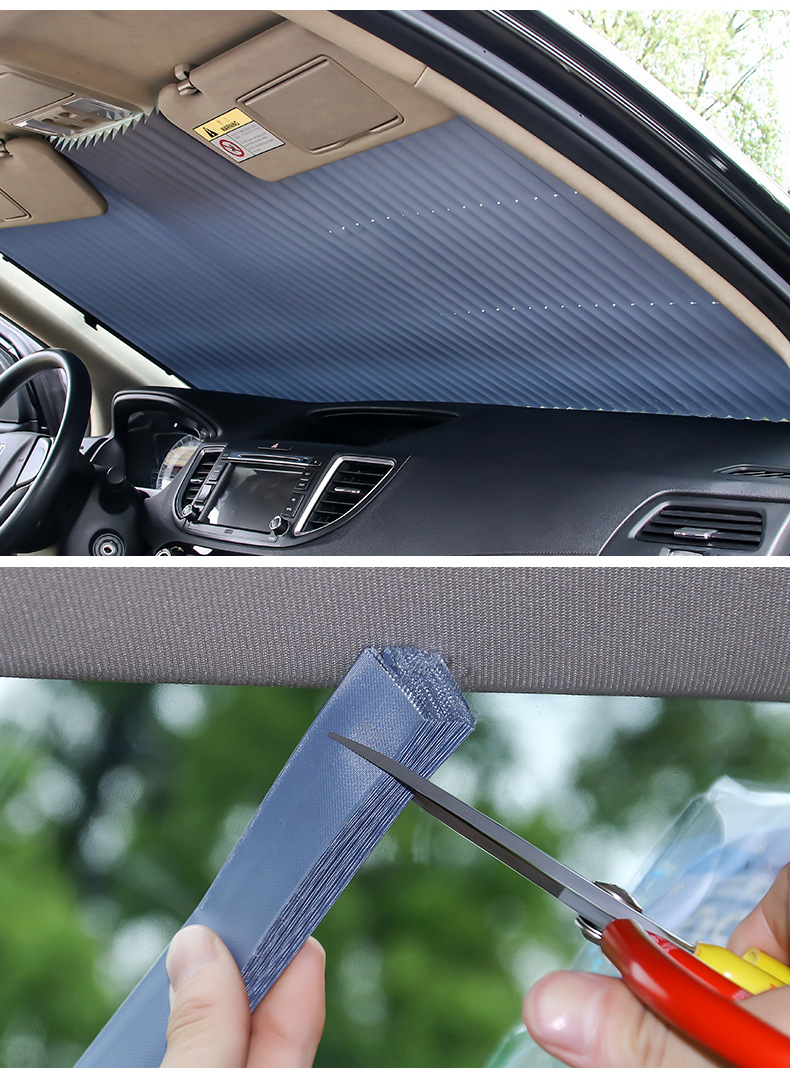 汽车前玻璃遮阳防晒隔热挡风挡铝箔遮光板轿货车挡风反光铝膜垫板