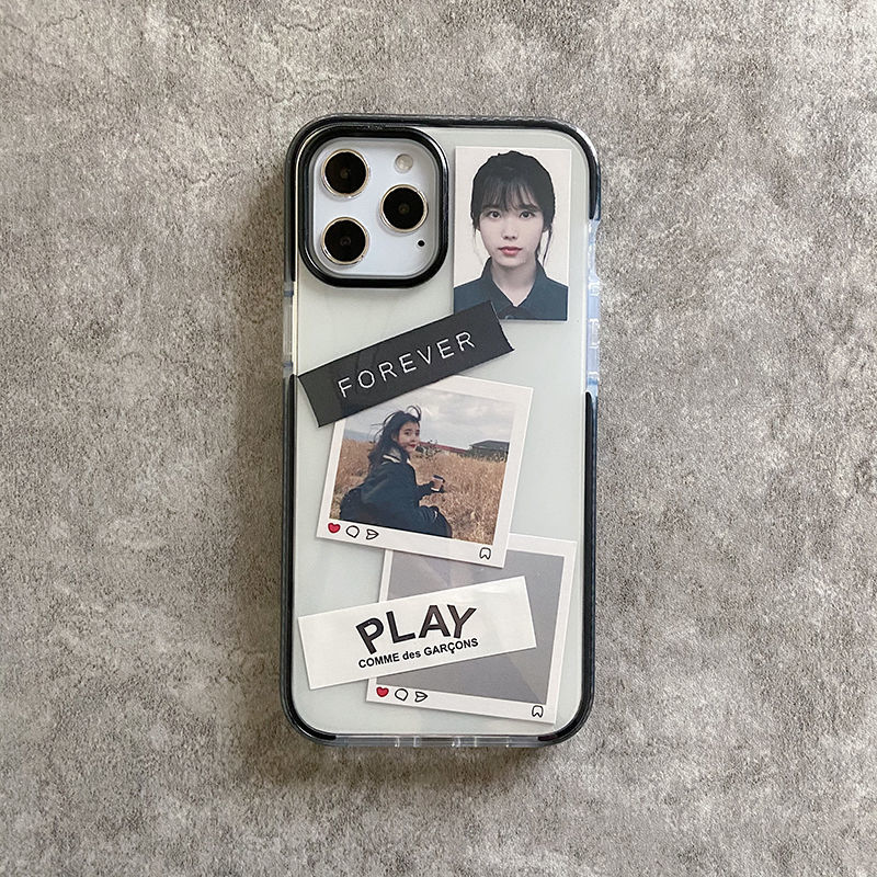 iu李知恩手机壳适用于iphone12pro苹果xsmax防摔xr创意12潮8p情侣一套