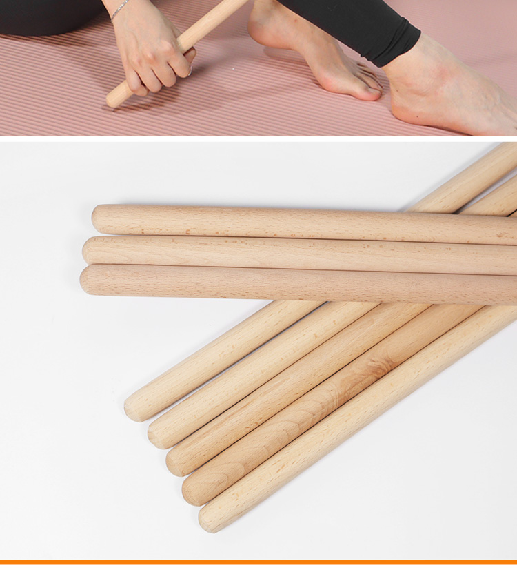 善浦瑜伽配件 善浦 形体木棍开肩开背矫正驼背儿童站姿棍器材瑜伽棍