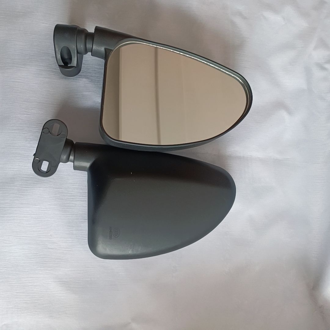 新款金鹏电动三轮车后视镜全封闭载客高清反光镜大视野倒车镜不带螺丝