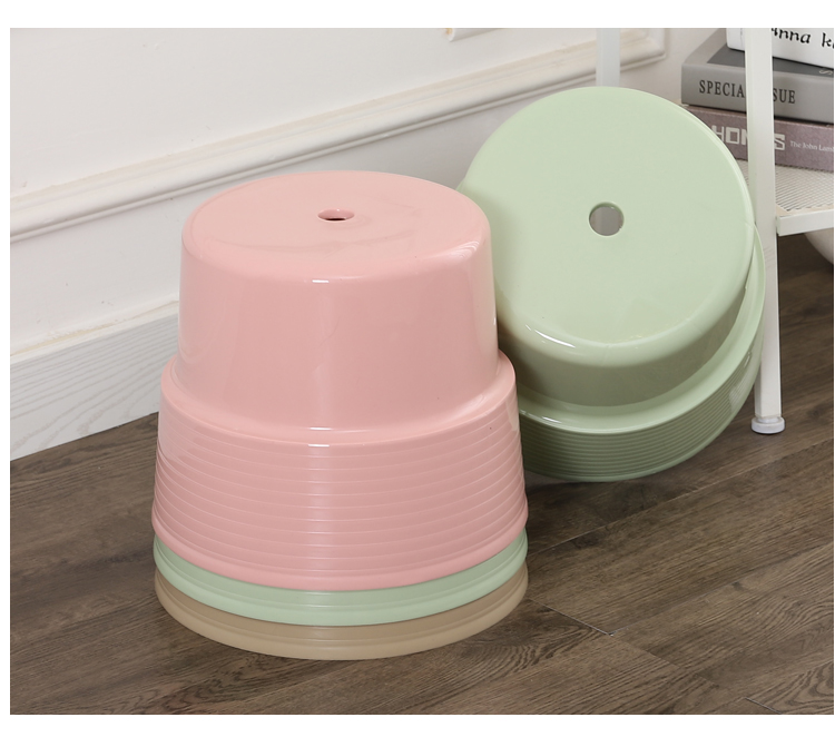 加厚塑料凳子圆形桶凳茶几浴室小号凳子板凳换鞋凳家用儿童凳矮凳