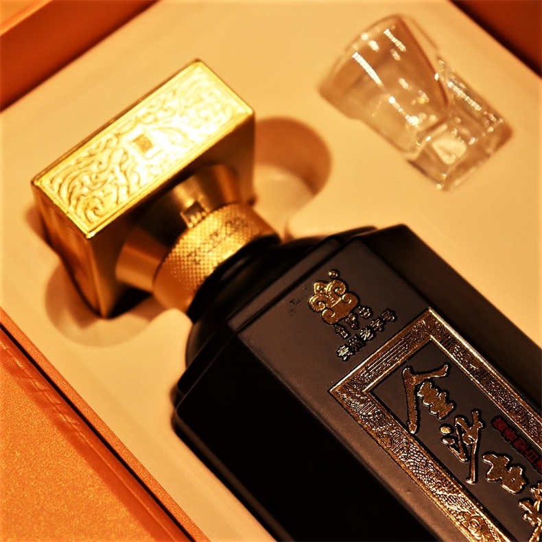 贵州金沙古酱酒4瓶整箱53度酱香型礼盒粮食酒500ml每盒配2个酒杯