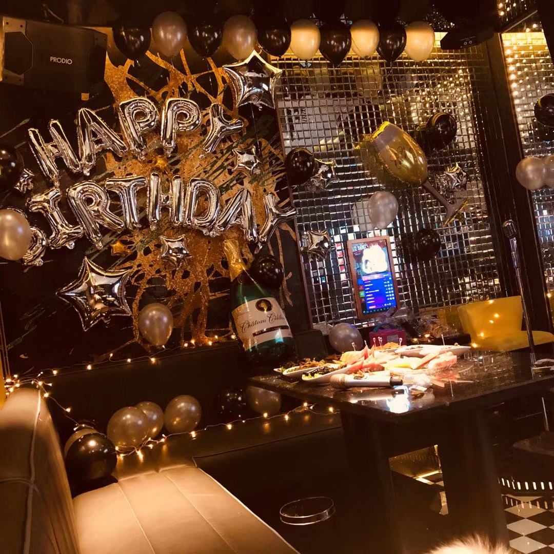 明星同款生日套装浪漫生日派对气球告白节日布置闺蜜宝宝儿童酒店ktv