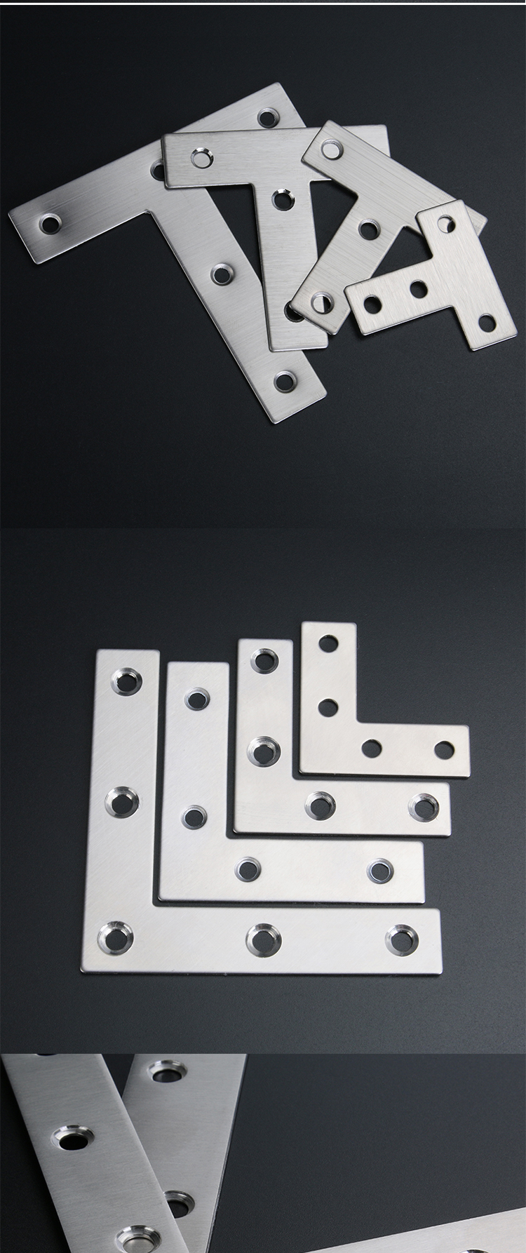 定做不锈钢角码加固90度直角固定块连接件铁片l形t形三角铁架支架40