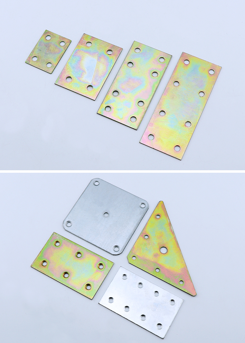 一字角码直码直条片加厚直角l角铁家具紧固件直片连接件五金配件 敬平