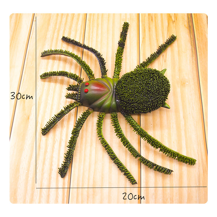 仿真大蜘蛛 塑胶昆虫玩具整蛊吓人玩具万圣节超大蜘蛛 儿童小玩具 超