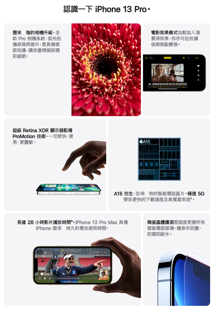Apple蘋果iPhone 13 Pro Max 256GB 手機天峰藍色| 香港蘇寧SUNING