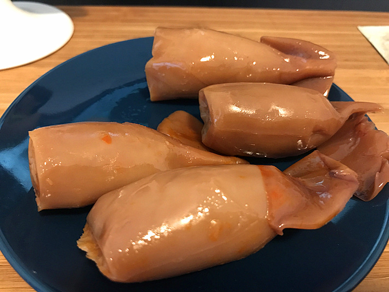 大连特产炭烧带籽鱿鱼仔熟食小吃原味香