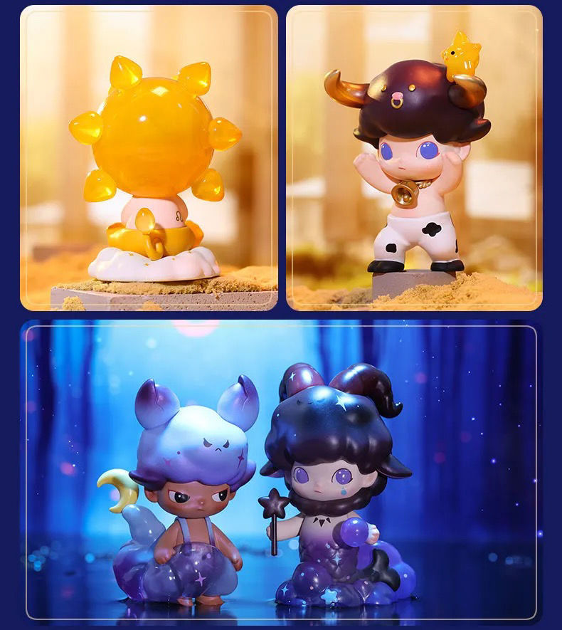 潮玩dimoo星座系列潮玩盲盒手办二次元娃娃公仔摆件处女座