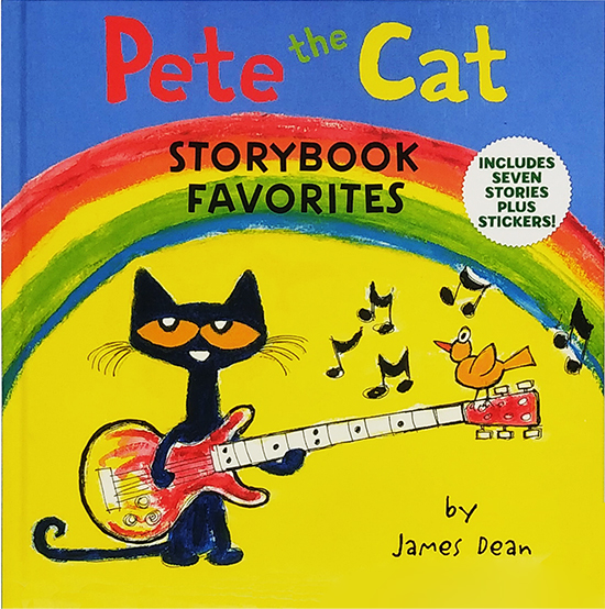 皮特猫7个故事合辑petethecatstorybookfavorites精装全彩绘本英文