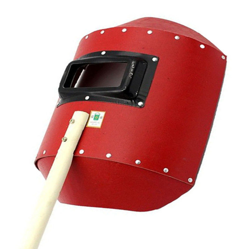 电焊面罩手持式防护玻璃镜片焊帽焊工黑玻璃氩弧焊防强光护烤眼脸透明