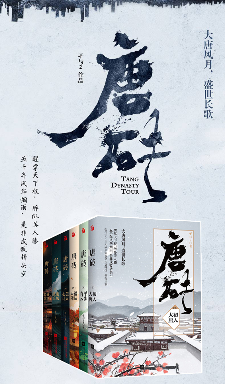 正版唐砖小说全集全套6册初入大唐平步青云祸从天降美人心计王天辰