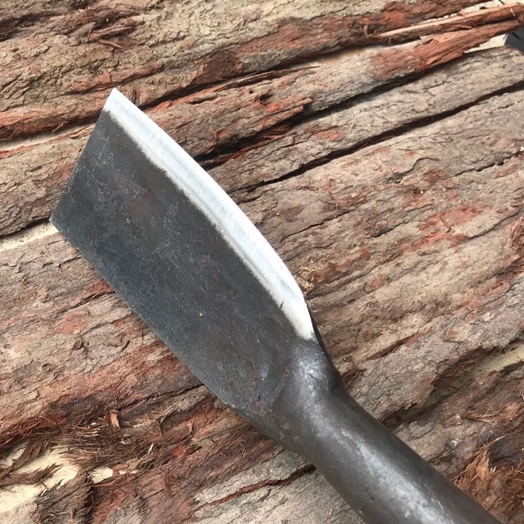jing ping热卖锻打65锰钢平头柴刀汽车弹簧钢劈柴钩刀短柄户外开路