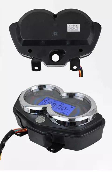 天龙款六线母头电动三轮车仪表盘总成48v60v72通用电动车配件液晶仪表