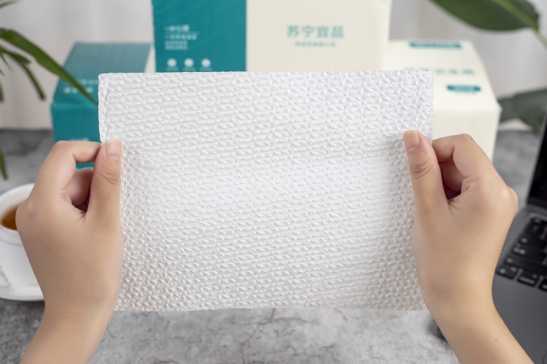 苏宁宜品2层压花卫生纸平板纸360张8包装