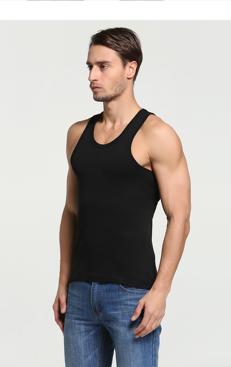 鱼篓(fish basket)背心/吊带/打底衫 夏季背心男士棉二道二股劲两根筋