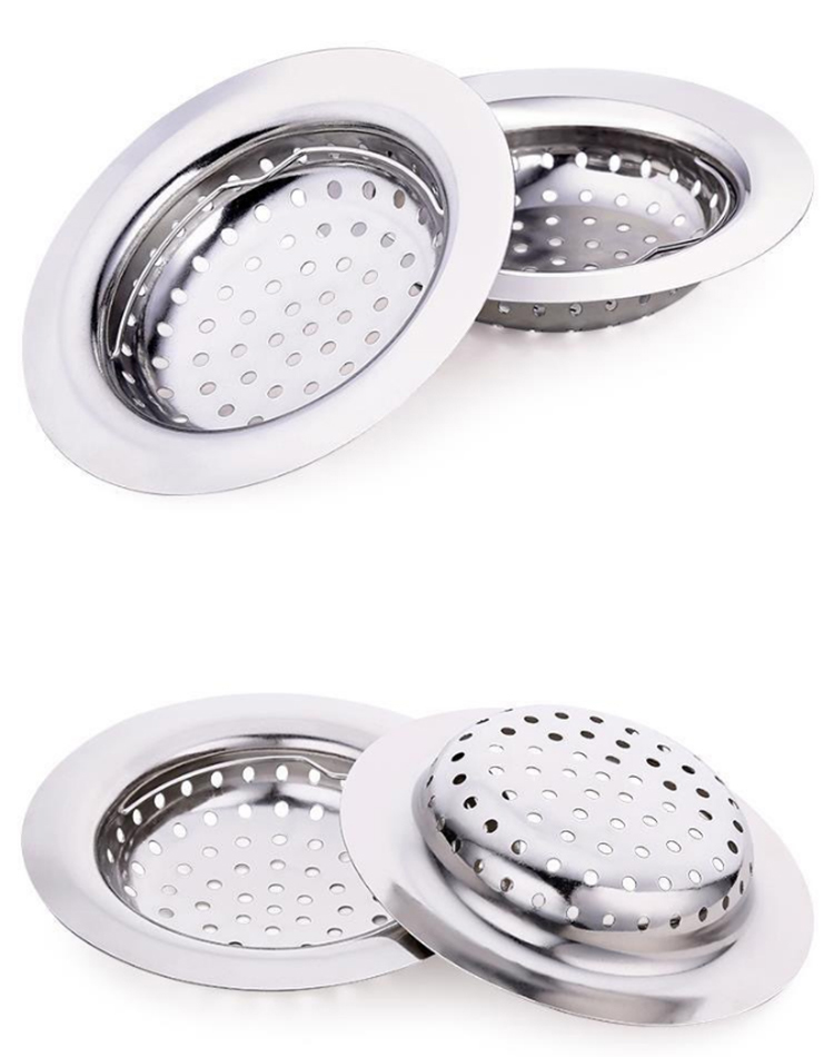 南极人nanjiren厨房水槽洗菜盆过滤网水槽漏斗洗碗水池不锈钢地漏下水