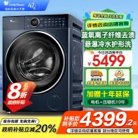 小天鹅(LittleSwan)滚筒洗衣机全自动家用 纯平全嵌[小蓝鲸2.0 TG100V89PRO]家电补贴 超薄
