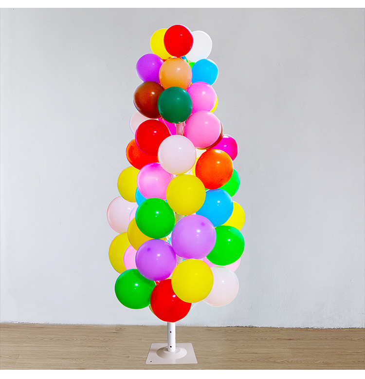 气球展示柱插气球展示架气球支架树铝膜气球立柱路引装饰架子婚庆布置