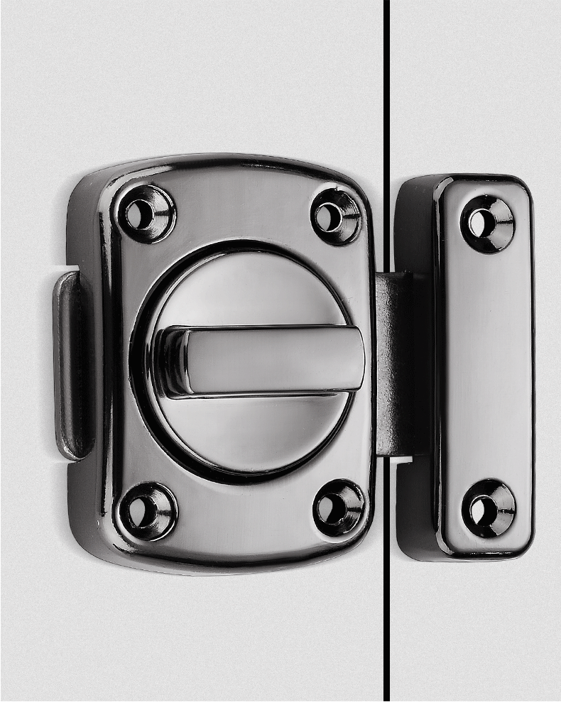 门插销免打孔门扣不锈钢卫生间门闩仿古老式房门锁扣简易推拉门栓