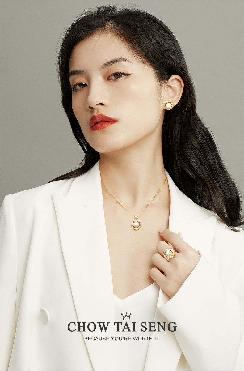 周大生s925银镶珍珠耳钉【价格 图片 品牌 报价】-苏宁易购周大生珠宝