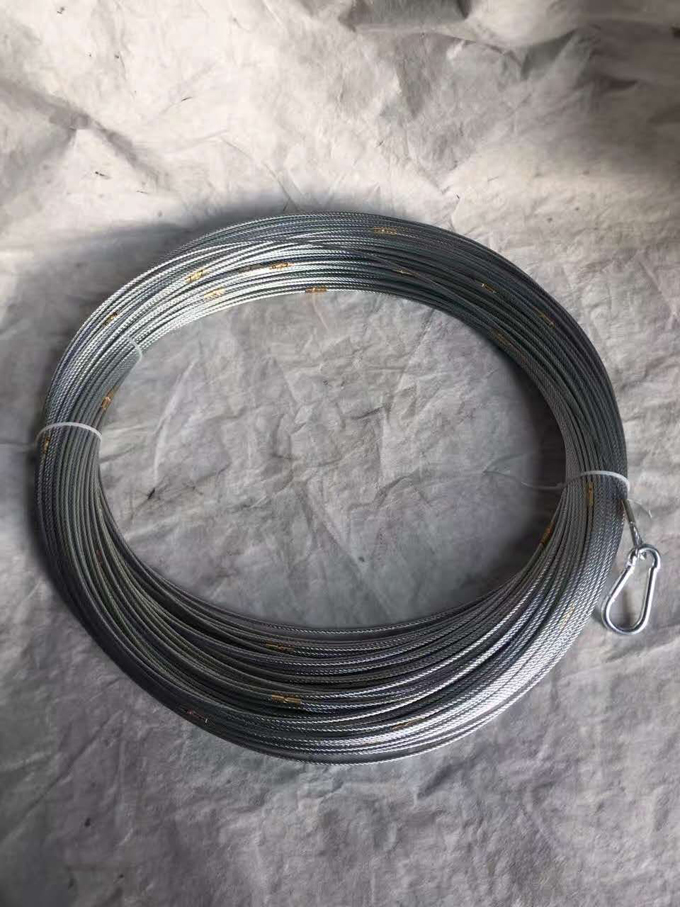 jingping30米50米70米100米优质麻尼龙全钢丝测绳测量绳百米绳测量