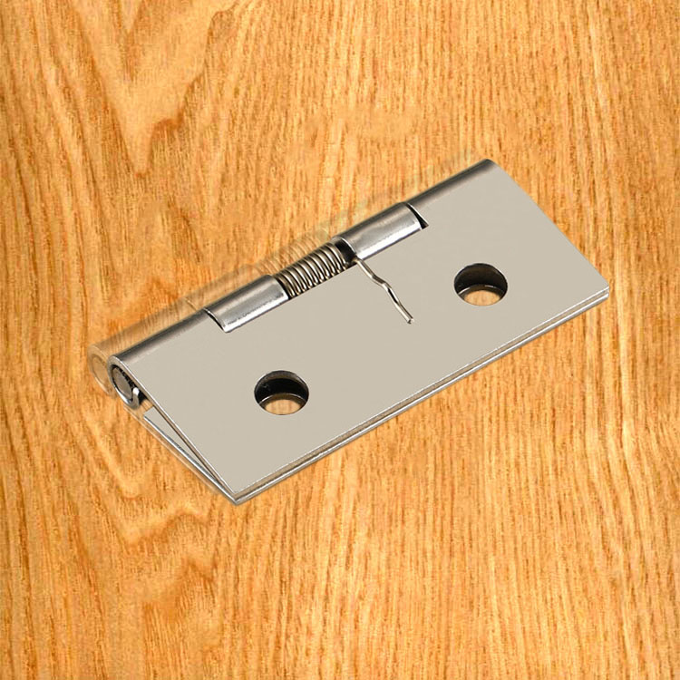 定做3寸.4寸304不锈钢弹簧合页 工业家用五金设备自动回位弹力铰链