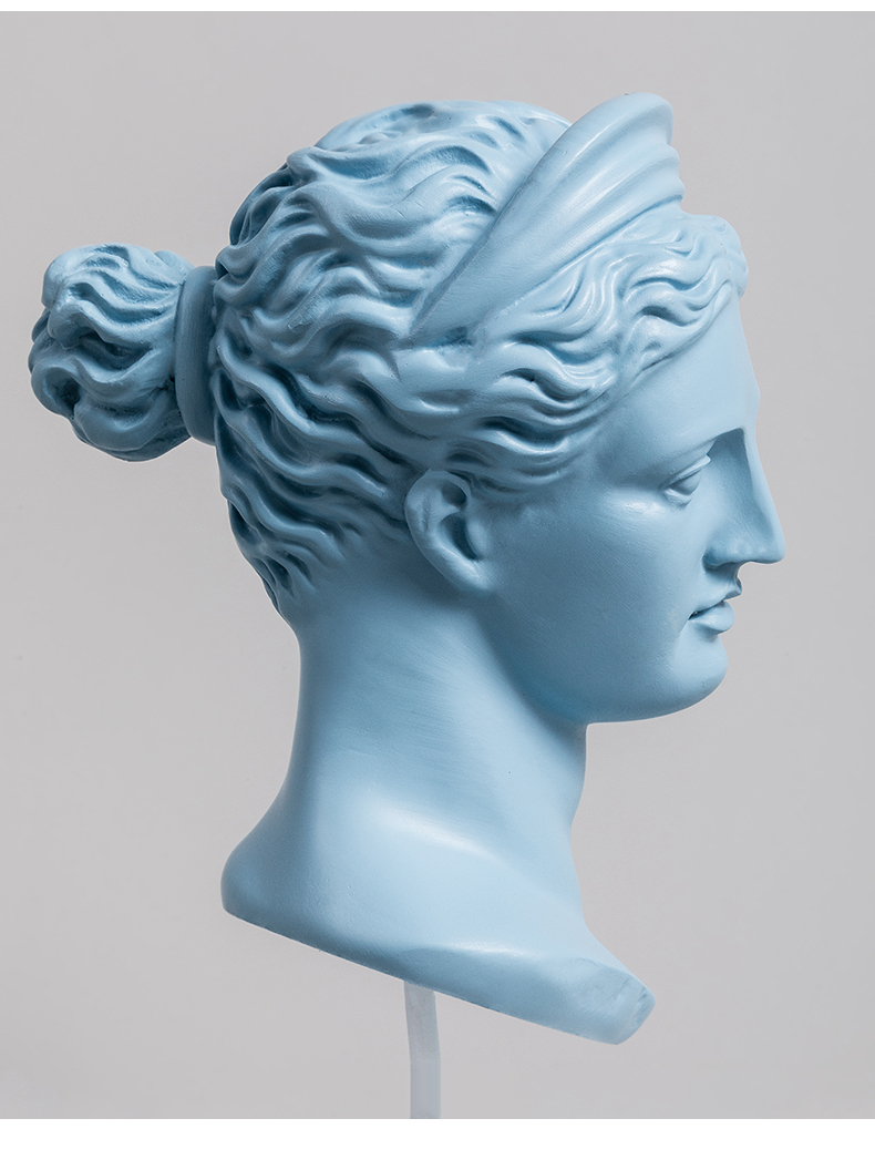 北欧艺术彩色石膏像创意家居装饰品客厅酒柜电视柜办公室桌面摆件狩猎