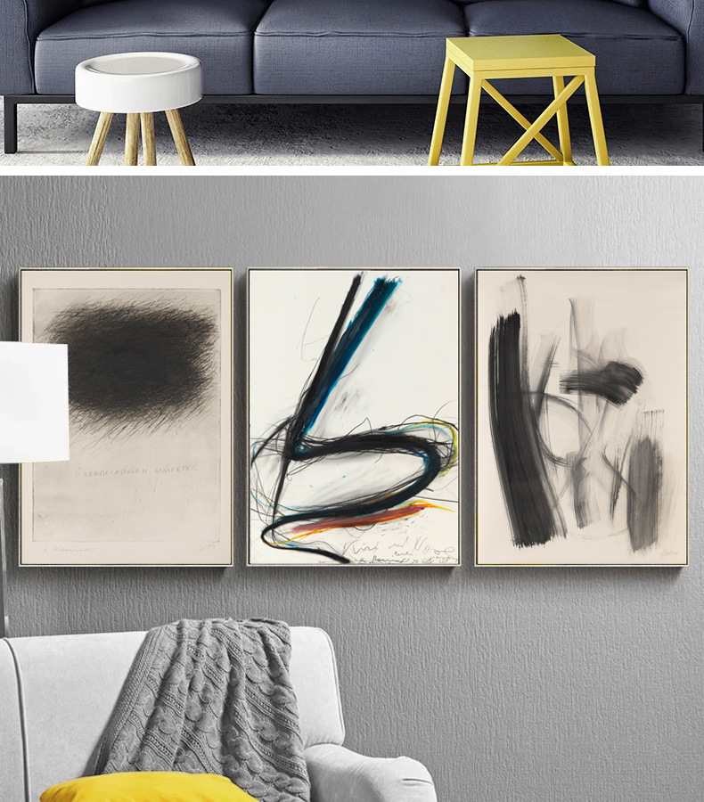 当代艺术抽象装饰画客餐厅墙上挂画玄关电表箱卧室现代简约壁画a款30