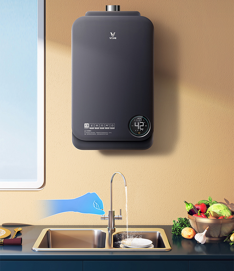 云米viomi互联网燃气热水器s113升大容量ai四季温感抑菌健康洗浴智能