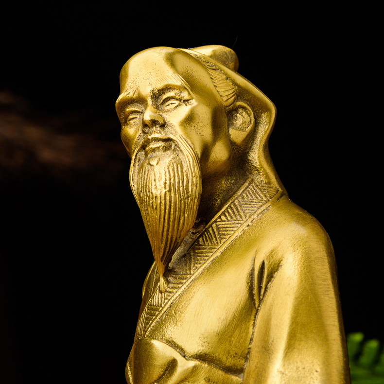 美帮汇装饰摆件 美帮汇铜华佗摆件 医圣神医铜像悬壶济世妙手回春送名