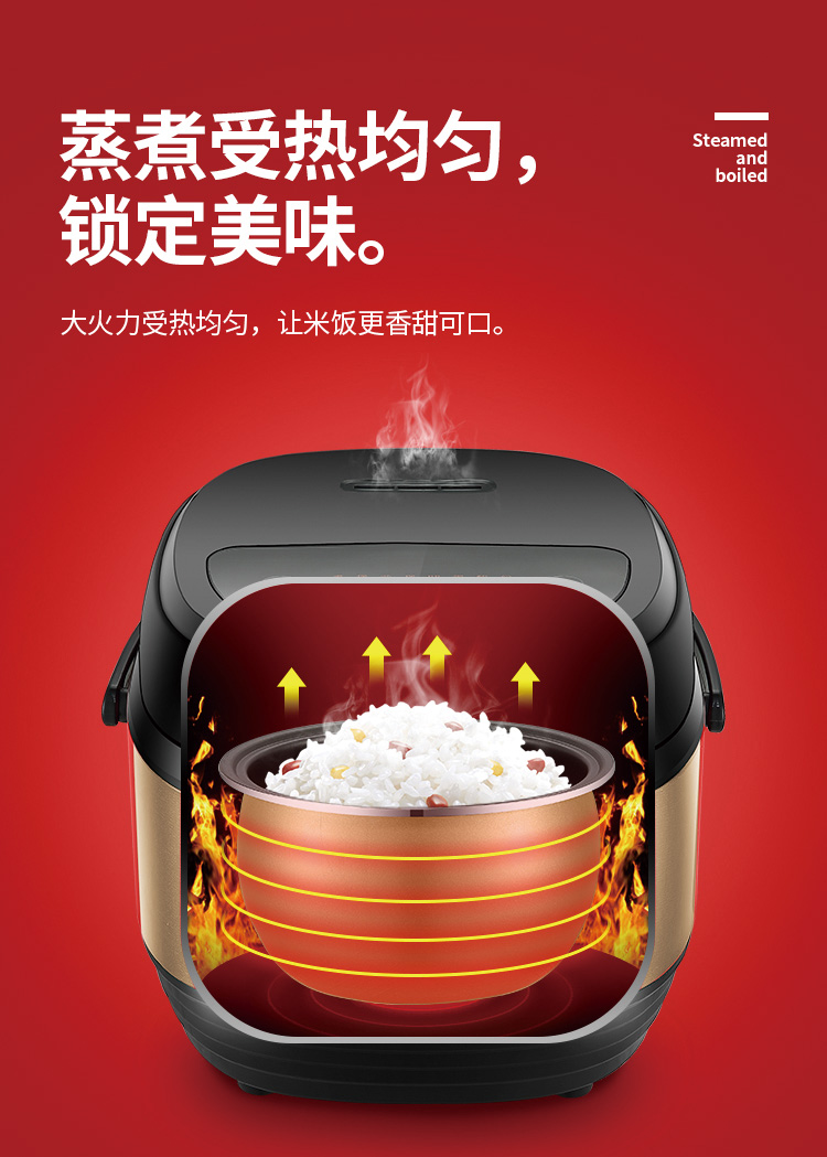 艾贝丽3l多功能电饭煲 jsd-999