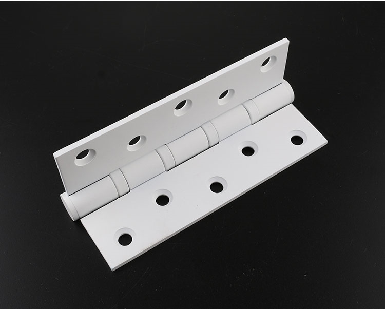 白色实木门合页房门子母合页欧式轴承平开活页不锈钢室内铰链