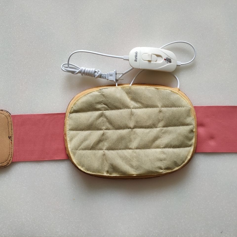 电热护腰保健电热宝护腰带插电加热暖腰带保暖发热腰围暖腰包颜色随机