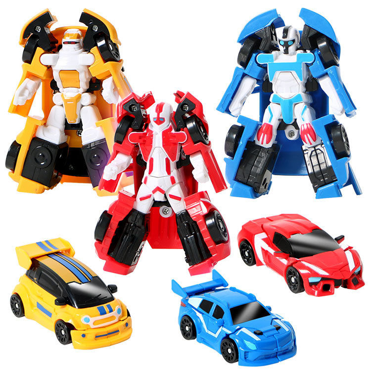 动漫金刚汽车人儿童益智玩具 托宝兄弟3合1 变形合体》无著【摘要
