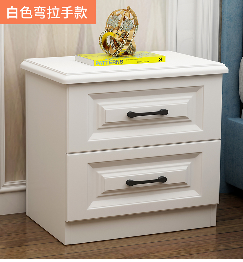 床头柜ciaa简约现代北欧床边收纳白色经济型轻奢柜卧室小柜子储物柜