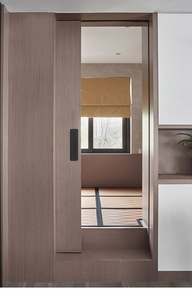 隐形柜门拉手隐藏式暗装橱柜衣柜子现代简约挖槽五金抽屉把手敬平