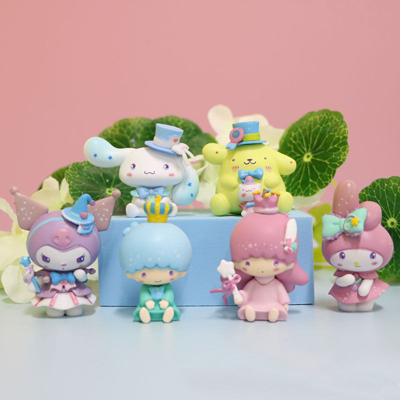 《美乐蒂梦幻系列手办盲盒库洛米玉桂狗手办玩偶可爱少女心盲盒公仔