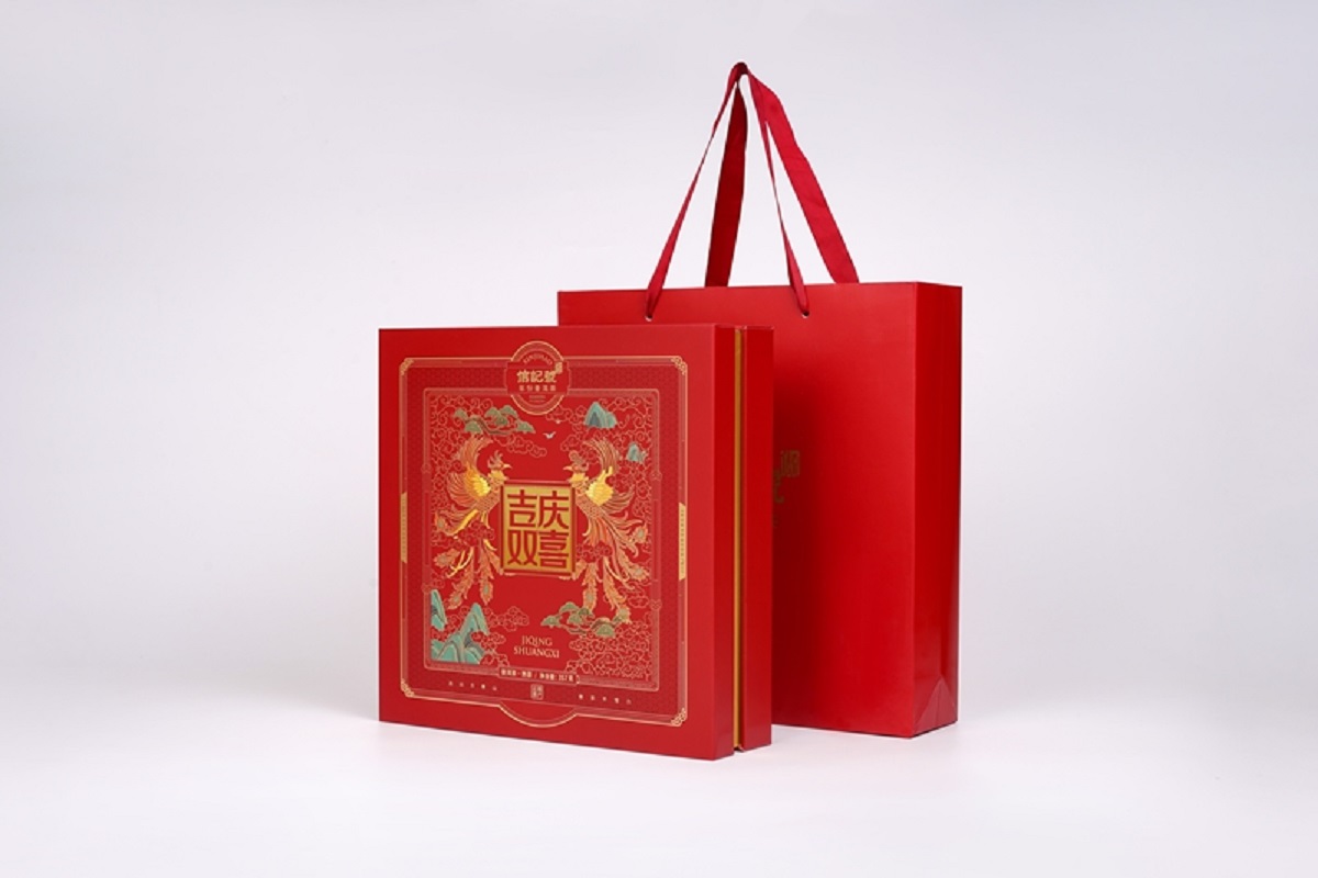 八马茶业c1404信记号吉庆双喜普洱熟茶357克盒八马茶叶