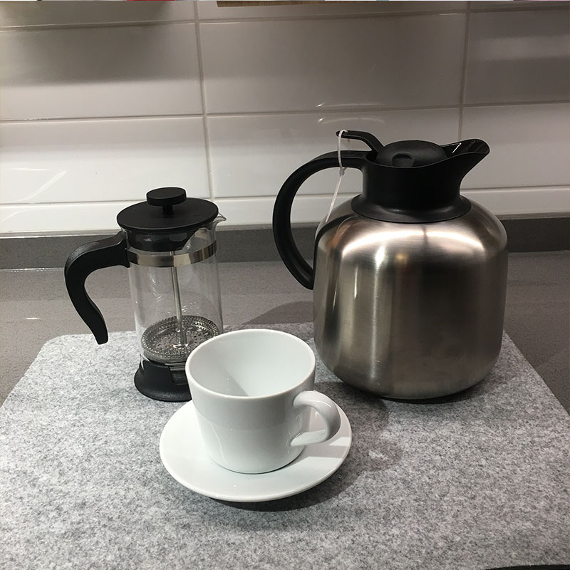 ikea宜家国内斯鲁卡不锈钢保温壶水壶茶壶热水瓶保温瓶 邮 不锈钢