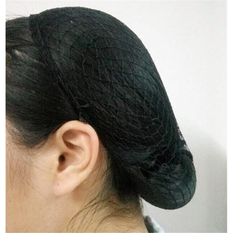 《护士发网罩头网兜护士帽网子化妆盘发睡觉包头发网兜 黑色》无著