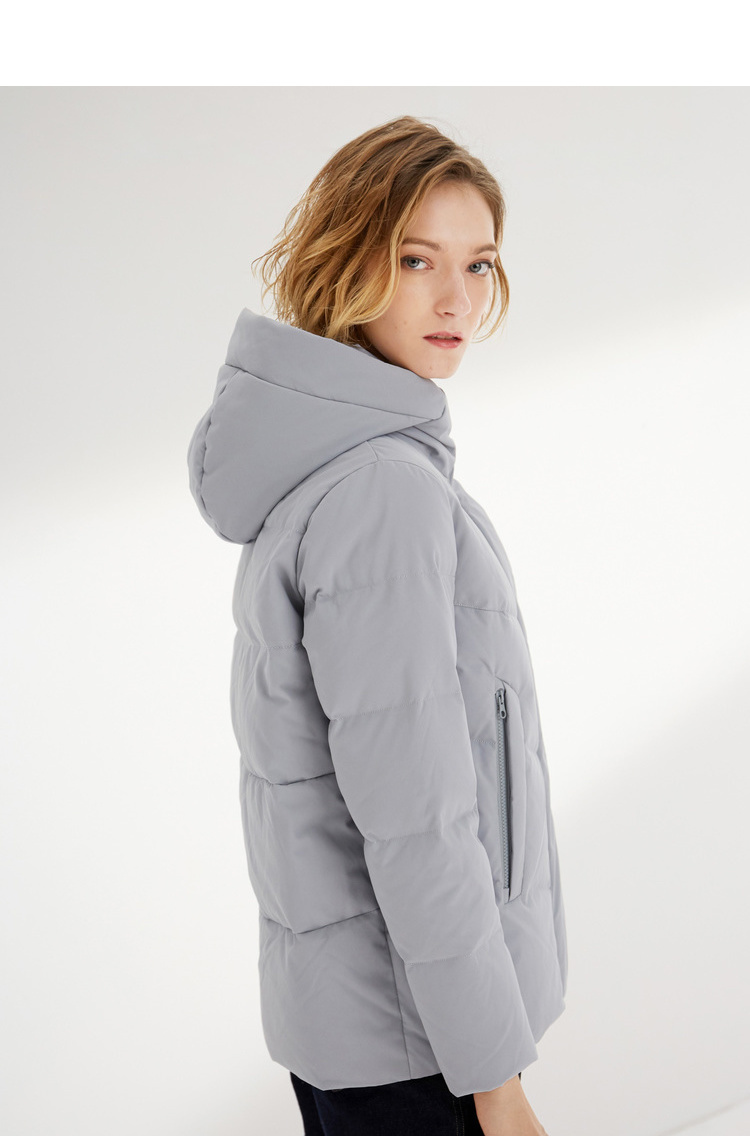 波司登羽绒服中老年女装短款冬季休闲保暖外套
